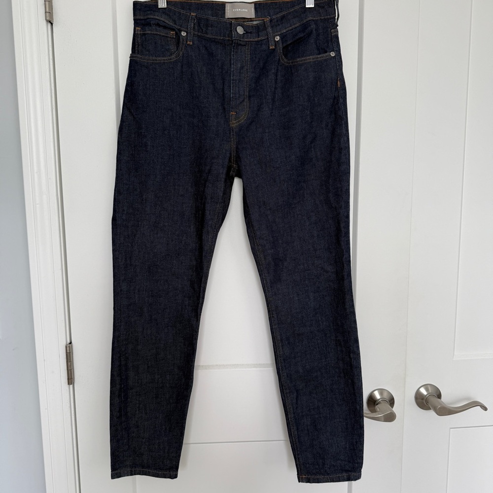 Everlane High Rise Dark Wash 31 Regular